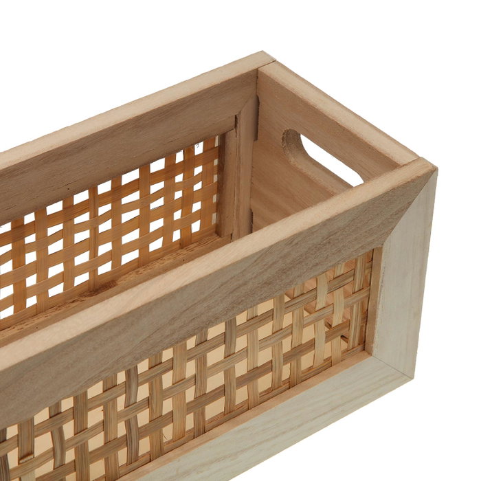 Versa Caja Plegable de Madera 36x12.5x12.5 cm