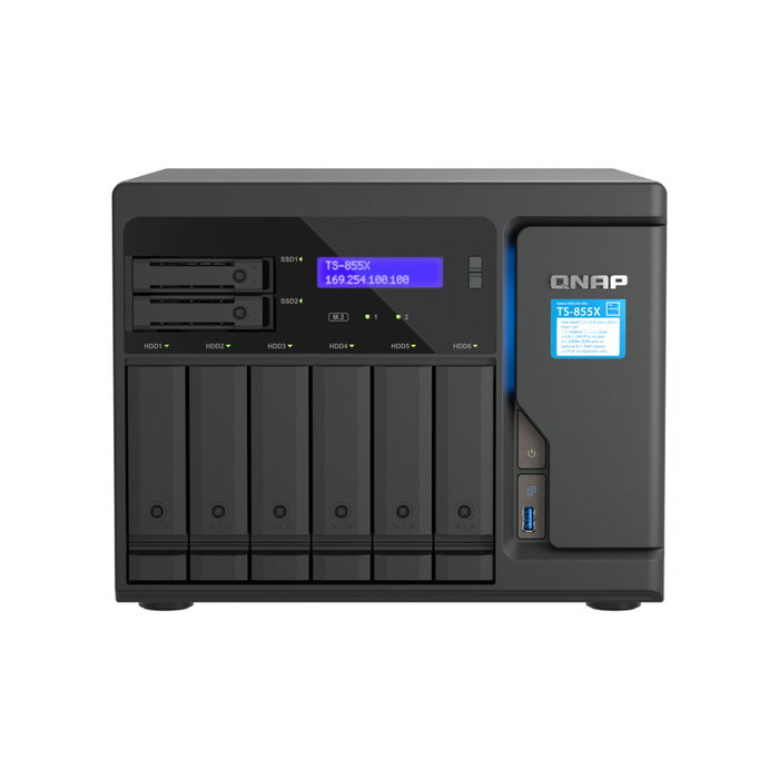 QNAP TS-855X-8G NAS de 8 bahías con Intel Atom C5125 y 8GB DDR4 QNAP TS-855X-8G NAS de 8 bahías con Intel Atom C5125 y 8GB DDR4