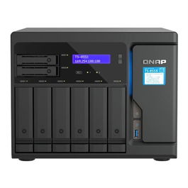 QNAP TS-855X-8G Servidor NAS 6+2 Bays, Intel Atom C5125 8-core, 8GB RAM, 2x2.5GbE, 4xUSB, Sin Unidades