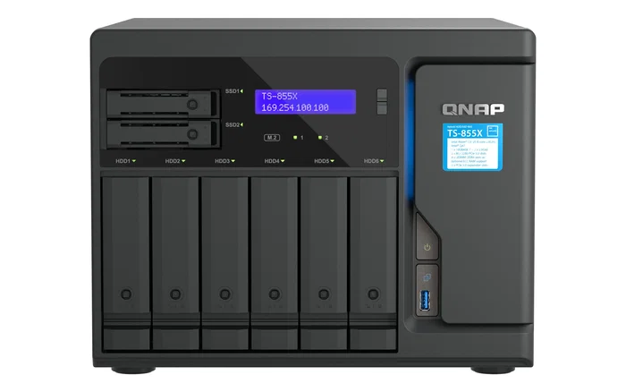 QNAP TS-855X-8G NAS de 8 bahías con Intel Atom C5125 y 8GB DDR4 QNAP TS-855X-8G NAS de 8 bahías con Intel Atom C5125 y 8GB DDR4