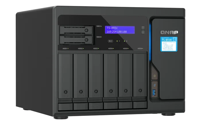QNAP TS-855X-8G NAS de 8 bahías con Intel Atom C5125 y 8GB DDR4 QNAP TS-855X-8G NAS de 8 bahías con Intel Atom C5125 y 8GB DDR4