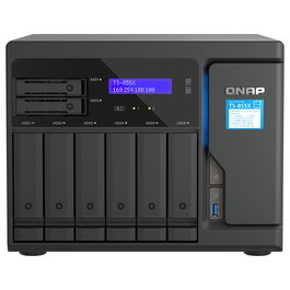 QNAP TS-855X-8G 8 Bahías NAS Torre SAN, Intel Atom C5125 8-Core 2.8 GHz, 8GB DDR4 RAM, 8x SATA III, 2x M.2, 3x LAN 10GbE