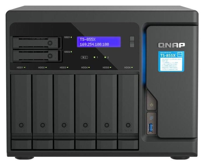 QNAP TS-855X-8G NAS de 8 bahías con Intel Atom C5125 y 8GB DDR4 QNAP TS-855X-8G NAS de 8 bahías con Intel Atom C5125 y 8GB DDR4