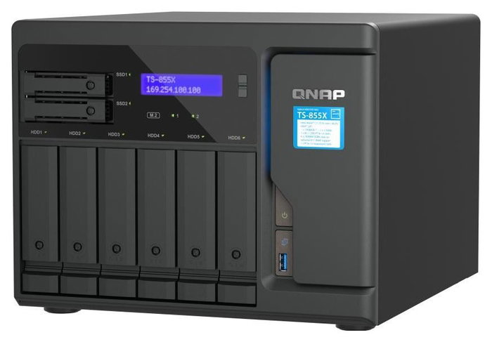QNAP TS-855X-8G NAS de 8 bahías con Intel Atom C5125 y 8GB DDR4 QNAP TS-855X-8G NAS de 8 bahías con Intel Atom C5125 y 8GB DDR4