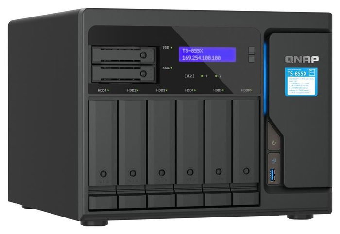 QNAP TS-855X-8G NAS de 8 bahías con Intel Atom C5125 y 8GB DDR4 QNAP TS-855X-8G NAS de 8 bahías con Intel Atom C5125 y 8GB DDR4