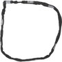 Abus 1200/110 Web BK Candado de Cadena para Bicicleta, Negro