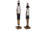 DKD Home Decor Figura Mango Multicolor Pack de 2