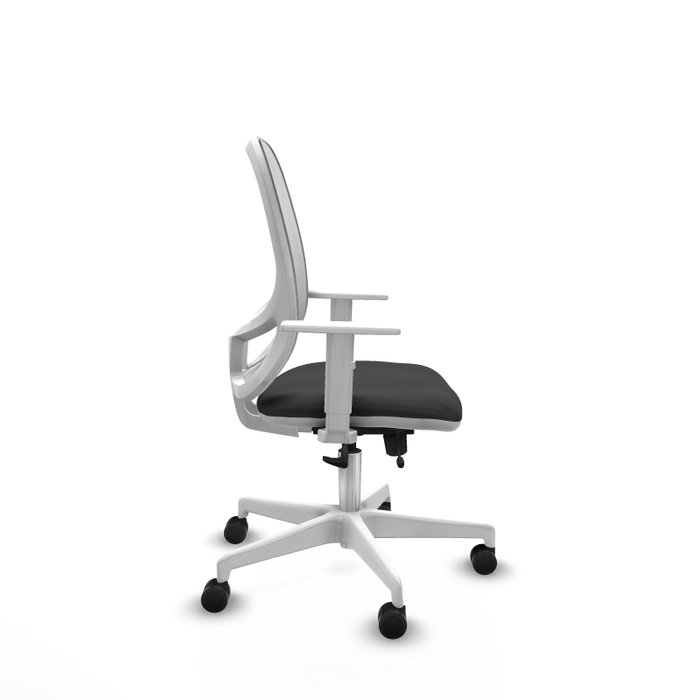 PIQUERAS Y CRESPO Silla de oficina Cilanco con mecanismo Sincro/Traslack, Gris oscuro y Blanco PIQUERAS Y CRESPO Silla de oficina Cilanco con mecanismo Sincro/Traslack, Gris oscuro y Blanco