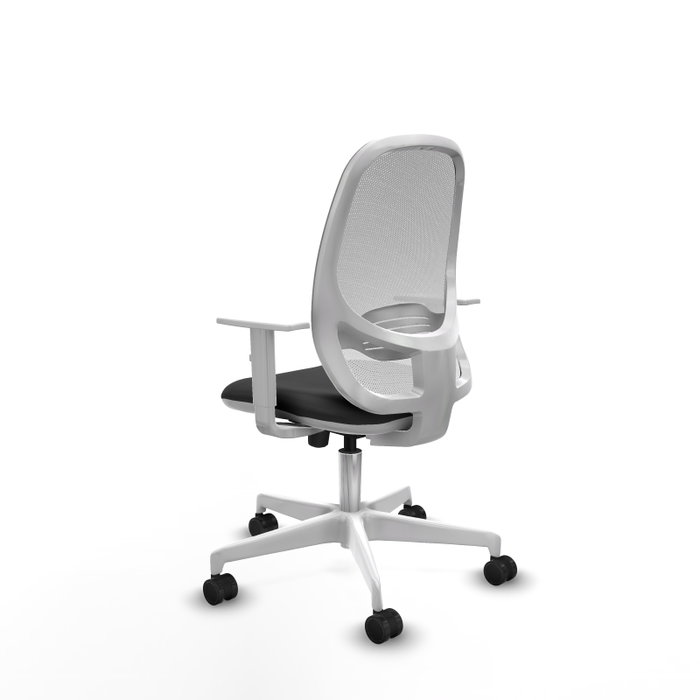 PIQUERAS Y CRESPO Silla de oficina Cilanco con mecanismo Sincro/Traslack, Gris oscuro y Blanco PIQUERAS Y CRESPO Silla de oficina Cilanco con mecanismo Sincro/Traslack, Gris oscuro y Blanco