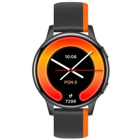 Forever Smartwatch IGo Watch 4 JW-600 Notificaciones Frecuencia Cardiaca Pantalla AMOLED Negro