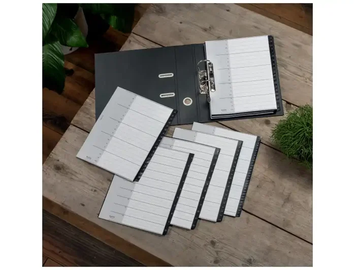 LEITZ Índice Separador Numérico A4+ PP Recycle 1-20 Negro