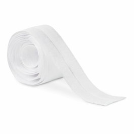 Inofix Rollo adhesivo de cierre de gancho y bucle, blanco, 20 mm x 1,5 m