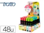 Tratto Rotulador Fluorescente Video Pastel Expositor 48 Unidades Colores Surtidos