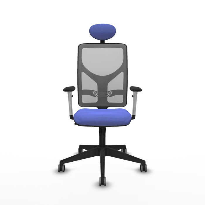 PIQUERAS Y CRESPO Silla de oficina Motilla con mecanismo Sincro, Azul claro y Gris PIQUERAS Y CRESPO Silla de oficina Motilla con mecanismo Sincro, Azul claro y Gris