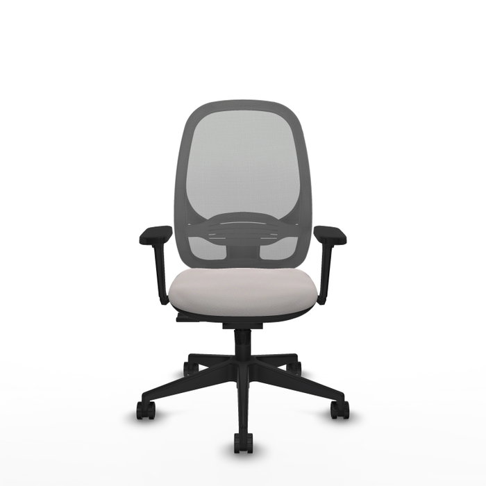 PIQUERAS Y CRESPO Silla de oficina Cilanco Blanco y Gris
