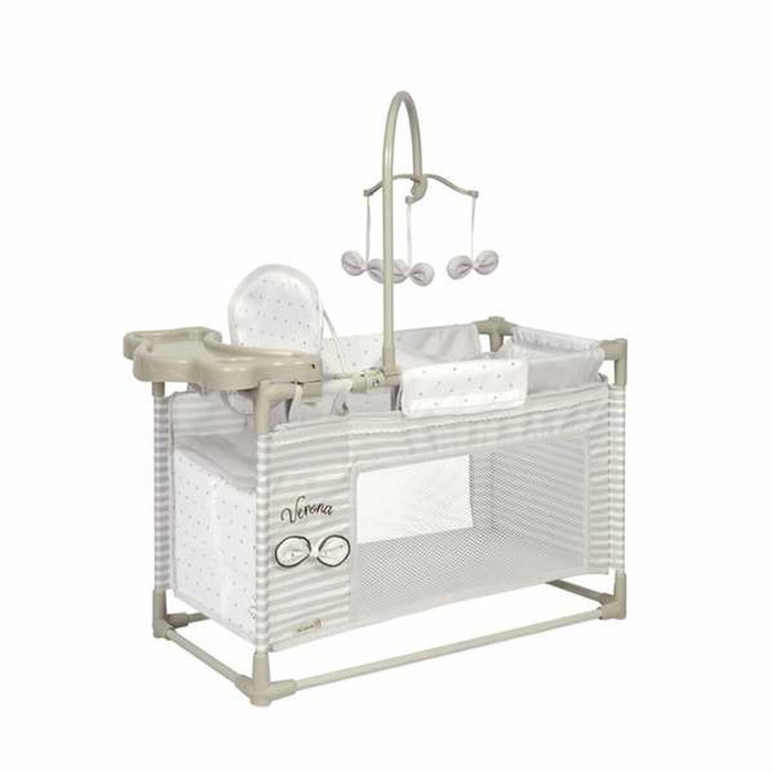 Decuevas Armario cambiador plegable con accesorios para muñecas de hasta 42 cm. Decuevas Armario cambiador plegable con accesorios para muñecas de hasta 42 cm.