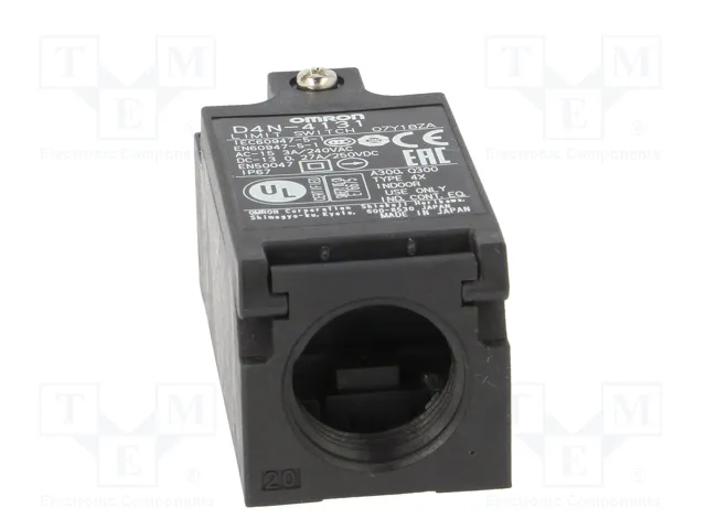 OMRON D4N-4131 Interruptor de fin de carrera con espárrago Ø6mm, NO + NC, 10A