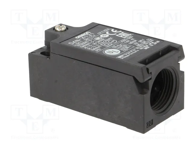 OMRON D4N-4131 Interruptor de fin de carrera con espárrago Ø6mm, NO + NC, 10A