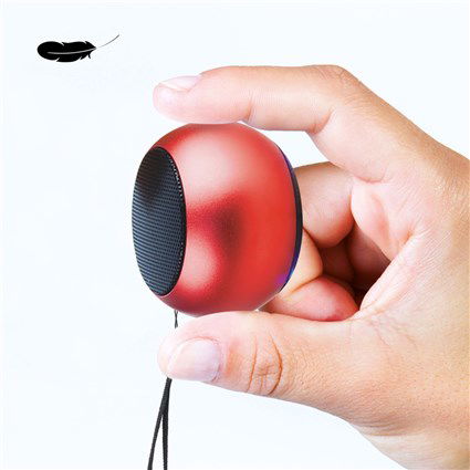 Elbe ALT-R70-TWS Altavoz Bluetooth 3W TWS Rojo, Manos Libres, Sonido Estéreo con Doble Emparejamiento