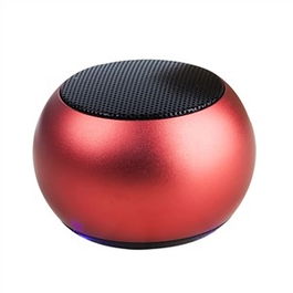 Elbe ALT-R70-TWS Altavoz Bluetooth 3W TWS Rojo, Manos Libres, Sonido Estéreo con Doble Emparejamiento