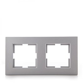 Panasonic Marco Novella 2 Elementos Plata