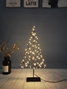 DKD Home Decor Decoración Luminosa LED 30L con Cable de 3m, Negro