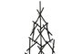 DKD Home Decor Decoración Luminosa LED 30L con Cable de 3m, Negro