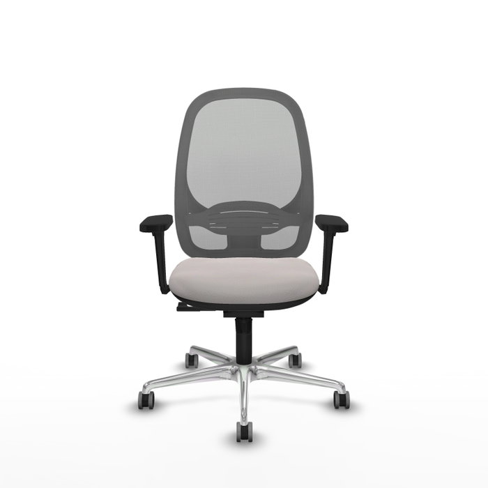PIQUERAS Y CRESPO Silla de oficina Cilanco Blanco y Gris