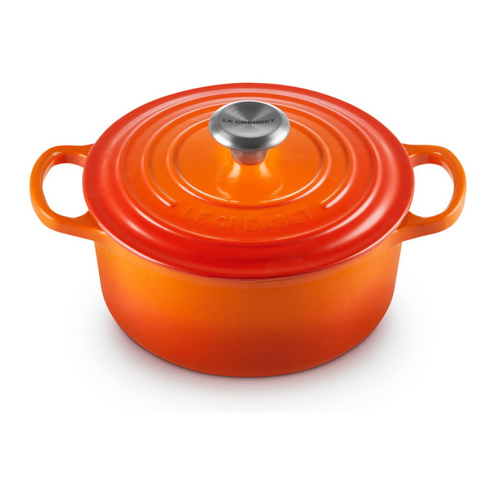 Le Creuset Signature Bräter redondo 18 cm ofenrot