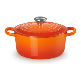 Le Creuset Signature Bräter redondo 18 cm ofenrot