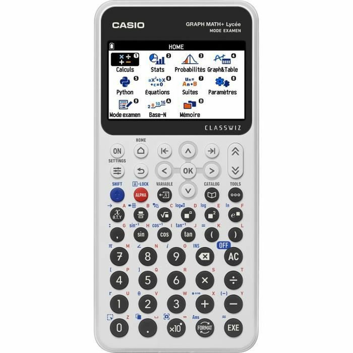 Casio Calculadora gráfica Math+ - Blanca Casio Calculadora gráfica Math+ - Blanca