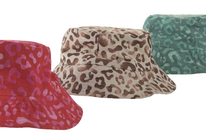 DKD Home Decor Gorro de Algodón y Poliéster Surtido Pack de 3