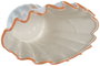 DKD Home Decor Jarrón de Gres Concha Azul CNACC 26