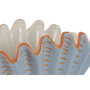 DKD Home Decor Jarrón de Gres Concha Azul CNACC 26
