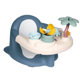 Smoby Little Smoby Asiento de Baño 2 en 1 con Bandeja de Actividades Ajustable y Ventosas, para Bebés a Partir de 6 Meses, Fabricado en Francia - SMO3032161404080