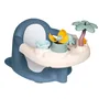 Smoby Little Smoby Asiento de Baño 2 en 1 con Bandeja de Actividades Ajustable y Ventosas, para Bebés a Partir de 6 Meses, Fabricado en Francia - SMO3032161404080