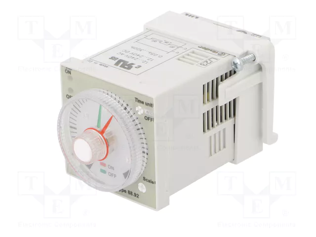 FINDER Relé de tiempo Serie 88 DPDT 12÷240VAC/DC