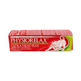 PHYSIORELAX Crema de Masaje Ultra Heat 250ml, Calor Intenso para Preparar, Proteger y Recuperar Músculos y Ligamentos
