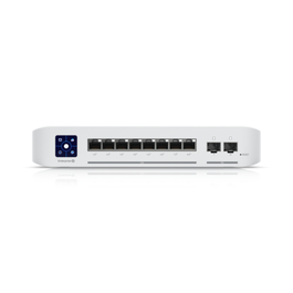 Ubiquiti Enterprise 8 PoE Gestionado L3 2.5G Ethernet 8 Puertos PoE Acero Inoxidable