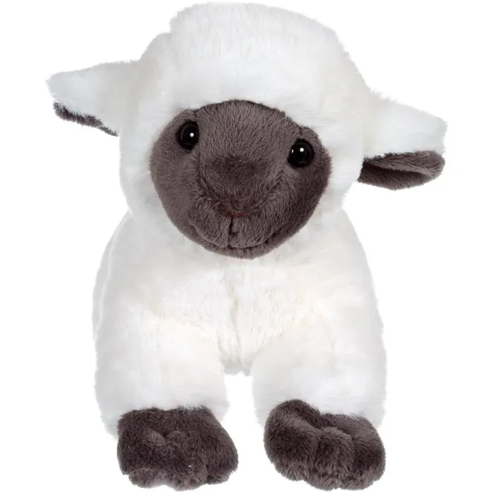 Gipsy Toys - Peluche de Cordero Suave, 20 cm, Color Beige y Gris