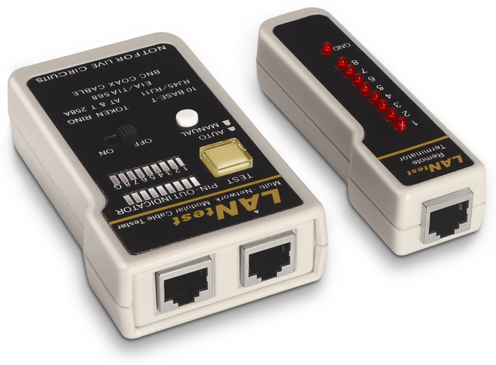 Aisens A142-0314 Comprobador de Cables RJ11/RJ12/RJ45, USB y Coaxial