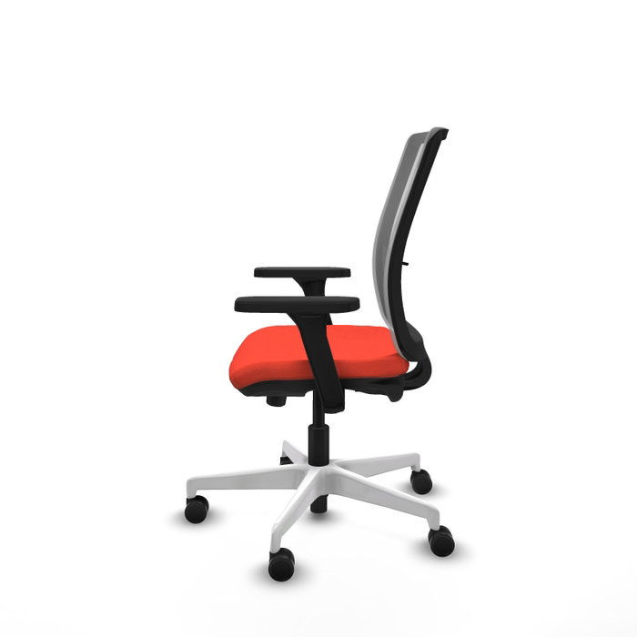PIQUERAS Y CRESPO Silla de oficina Haches Naranja oscuro y Gris