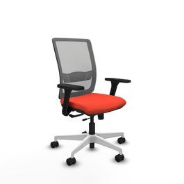 PIQUERAS Y CRESPO Silla de oficina Haches Naranja oscuro y Gris