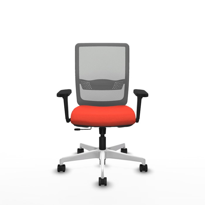 PIQUERAS Y CRESPO Silla de oficina Haches Naranja oscuro y Gris