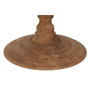 DKD Home Decor Mesa Redonda de Comedor en Teca Reciclada Natural