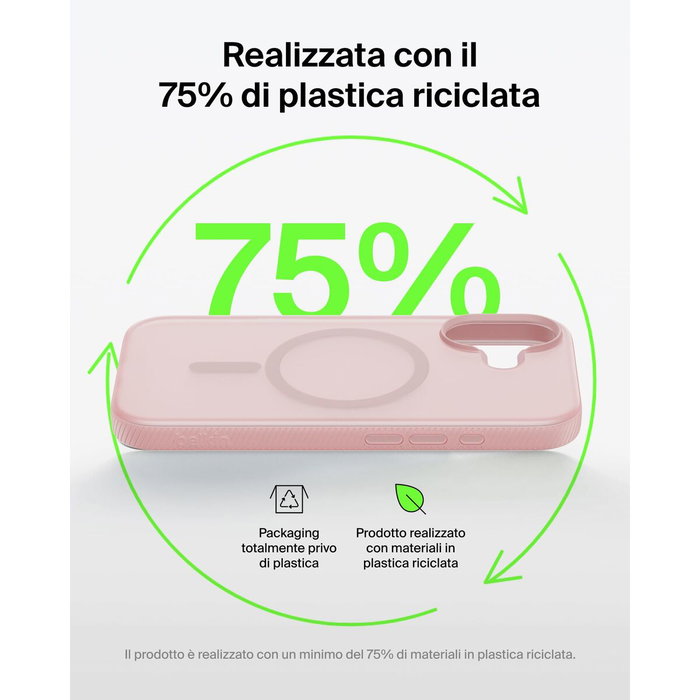 Belkin Grip Magn. Protective Case iPhone 17, Rosa