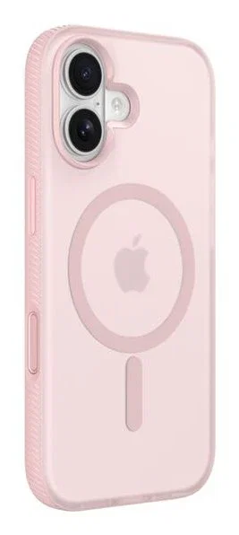 Belkin SheerForce Funda Magnética Compatible con MagSafe para Apple iPhone 17 - 6.3 Pulgadas (16 cm) - Color Rosa, Resistente a Golpes y Caídas