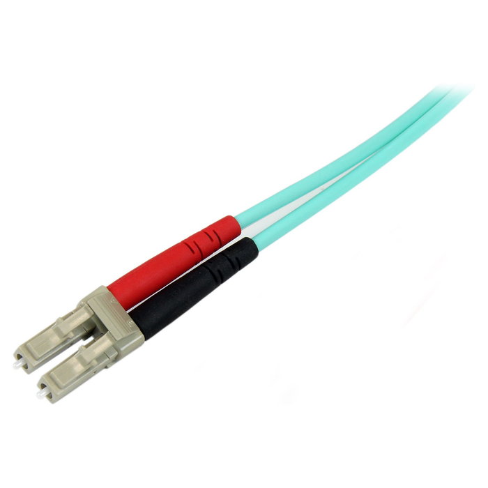 StarTech Cable de Fibra Óptica OM3 LC-LC 10m 50/125µm LSZH Multimodo 10Gb/s 100G Aqua - LOMMF/VCSEL