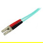 StarTech Cable de Fibra Óptica OM3 LC-LC 10m 50/125µm LSZH Multimodo 10Gb/s 100G Aqua - LOMMF/VCSEL