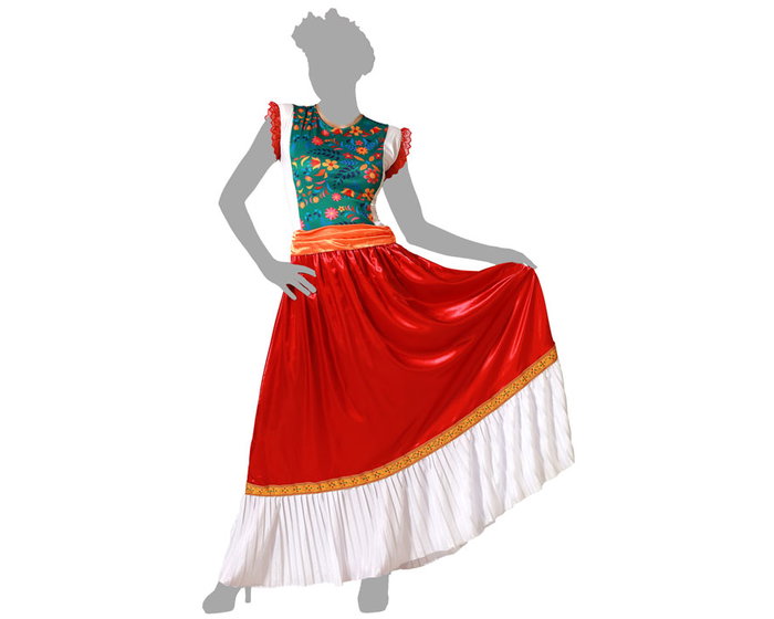 Atosa Disfraz Mexicana Vestido Rojo Mujer Adulto M-L Atosa Disfraz Mexicana Vestido Rojo Mujer Adulto M-L